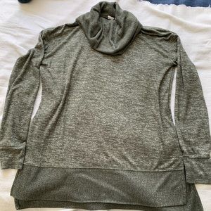 Gap Long Sleeve Sweater Tunic - Olive